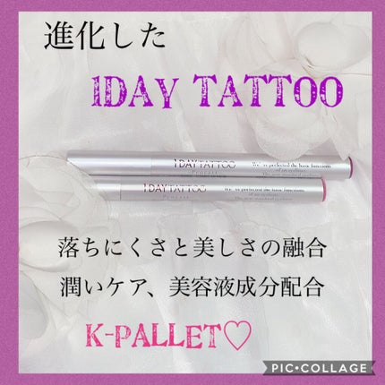 1DAY TATTOO プロキャスト ザ・アイライナー/K-パレット/リキッドアイライナーを使ったクチコミ(1枚目)