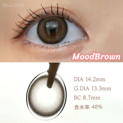 Moodnight 1day/OLENS/カラーコンタクトレンズを使ったクチコミ(4枚目)