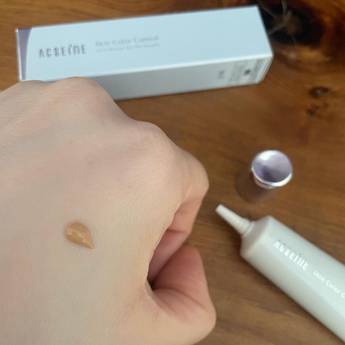 スキンカラーコントロール/ACSEINE/クリームコンシーラーを使ったクチコミ(2枚目)