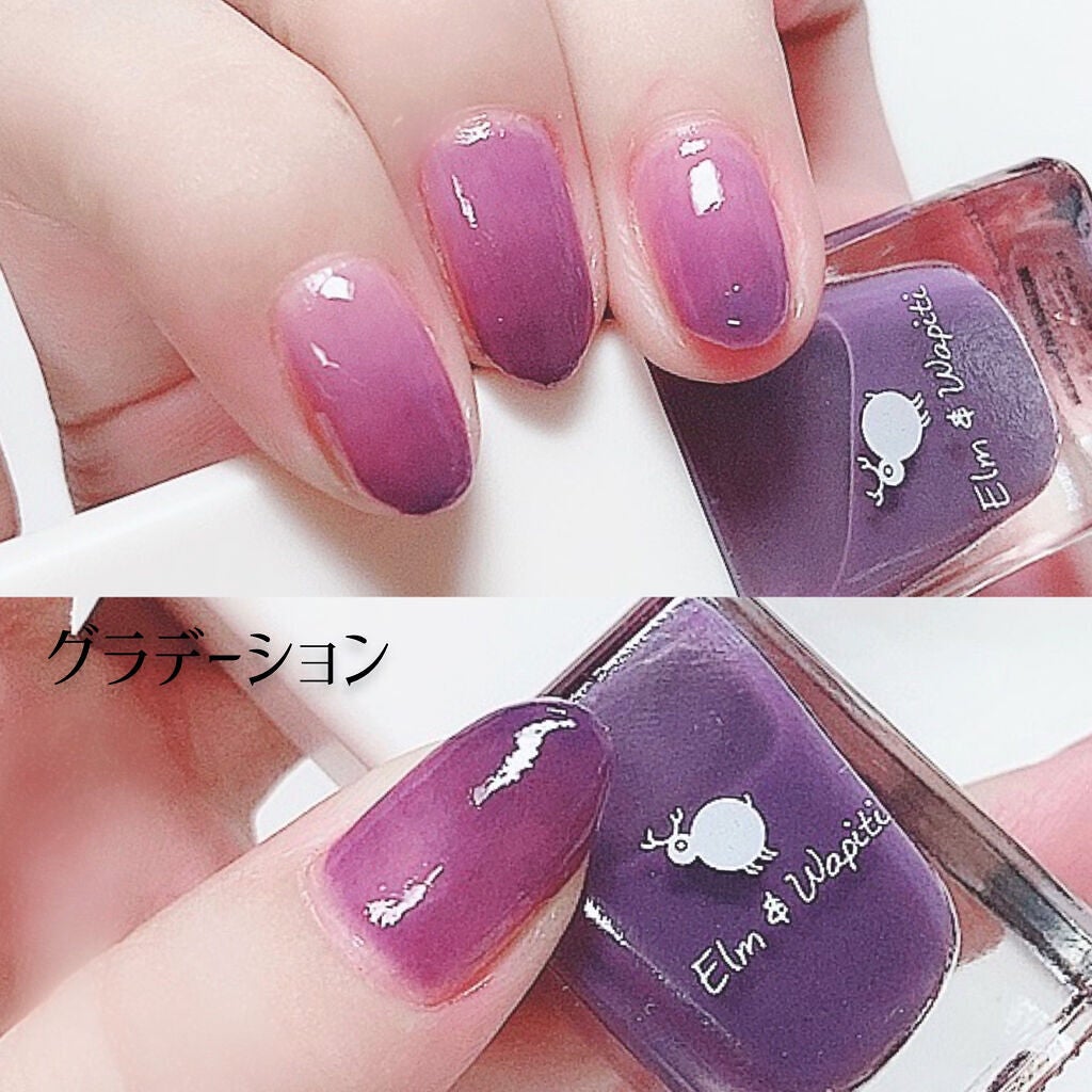 フラッフィーネイル/elm&wapiti/マニキュアを使ったクチコミ(5枚目)