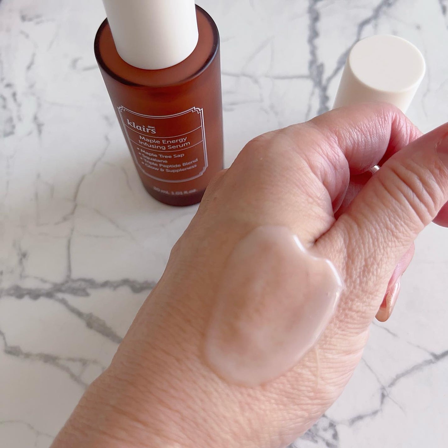 メープルエナジーインフュージングセラム/Klairs/美容液を使ったクチコミ(5枚目)