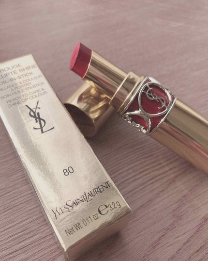ルージュ ヴォリュプテ シャイン/YVES SAINT LAURENT BEAUTE/口紅を使ったクチコミ(1枚目)