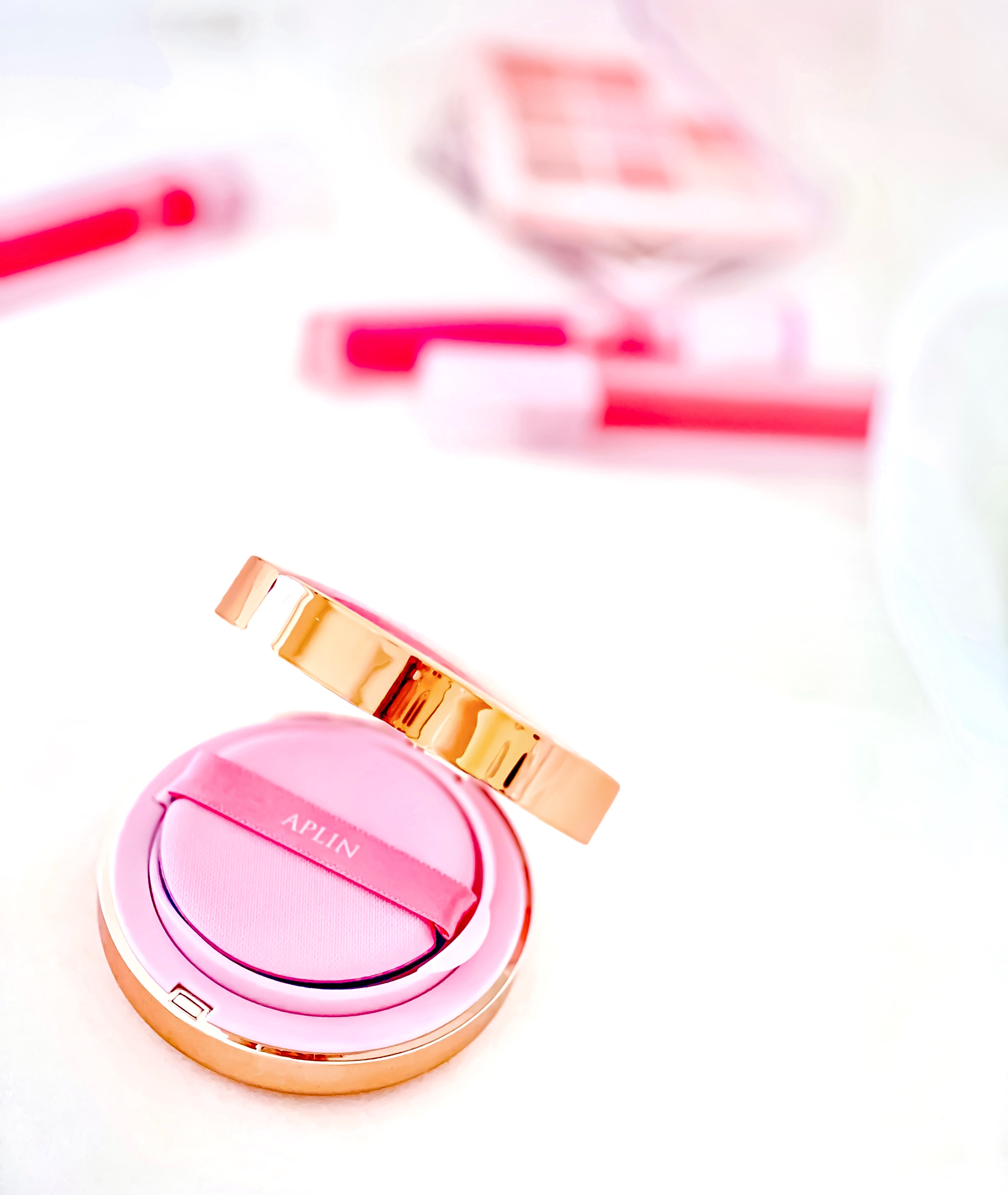 ピンクティーツリーカバーアップグロウクッション/APLIN/クッションファンデーションを使ったクチコミ（2枚目）