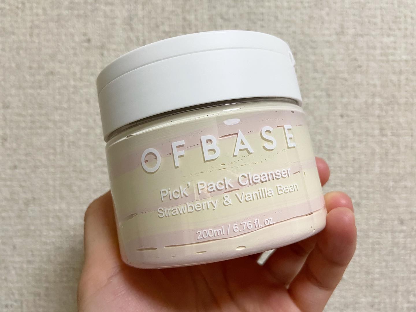 ピックパッククレンザー イチゴ&バニラビーン/OFBASE/洗い流すパック・マスクを使ったクチコミ（3枚目）