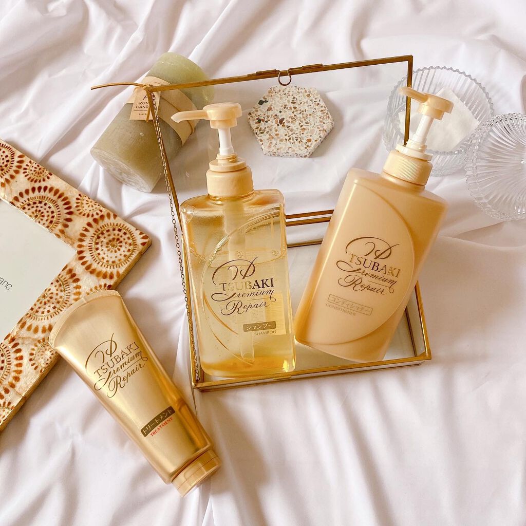 プレミアムリペア シャンプー／ヘアコンディショナー/TSUBAKI/市販シャンプーを使ったクチコミ（2枚目）