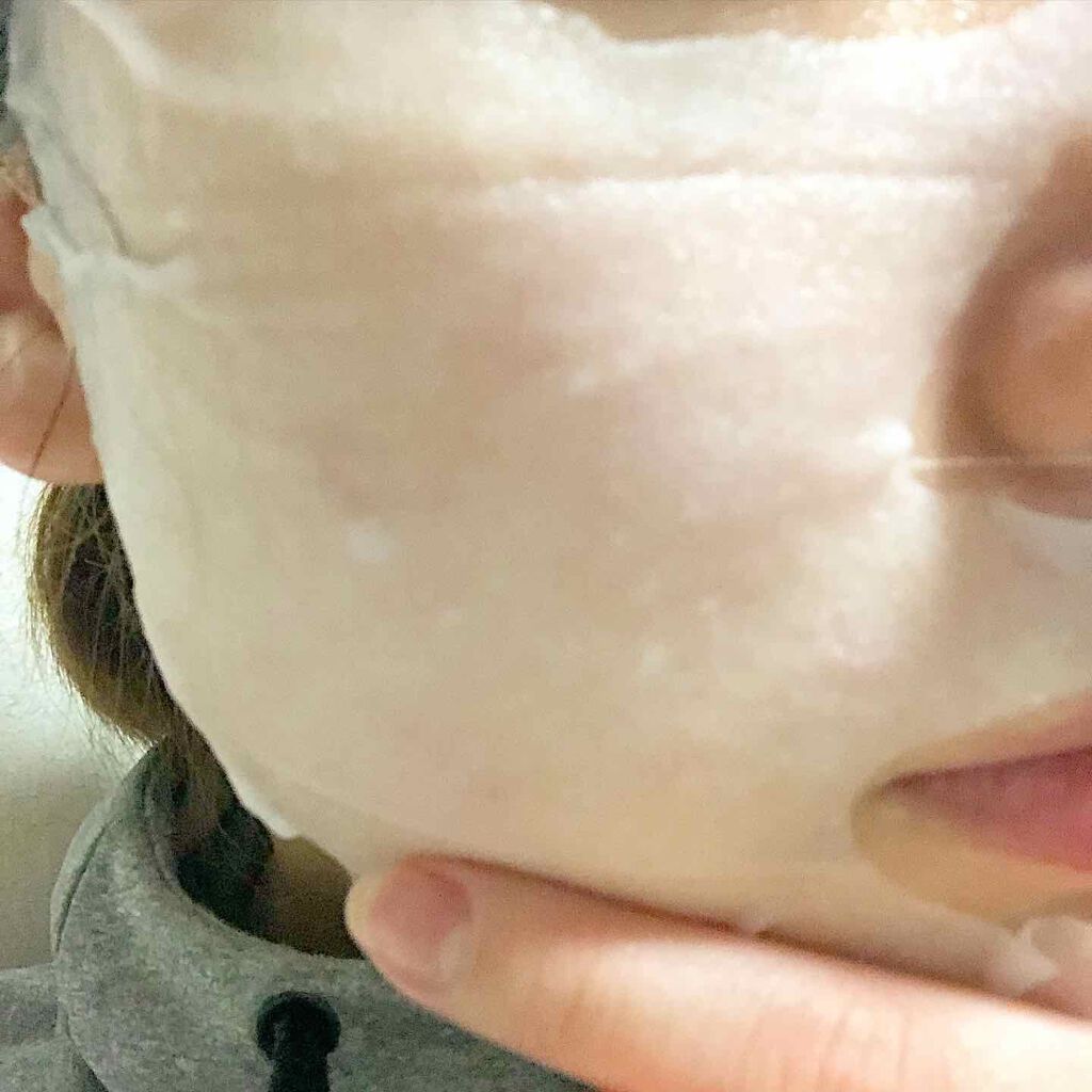 RICE FACE MASKライスバリアフェイスマスク MOISTCLEAR/KOUJIHIME/シートマスク・パックを使ったクチコミ(2枚目)