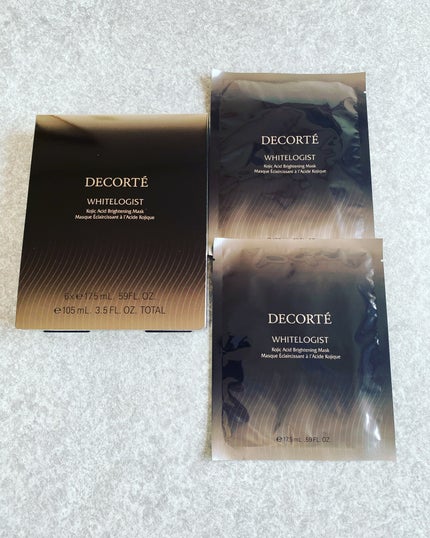 ホワイトロジスト ブライトニング マスク/DECORTÉ/シートマスク・パックを使ったクチコミ(1枚目)