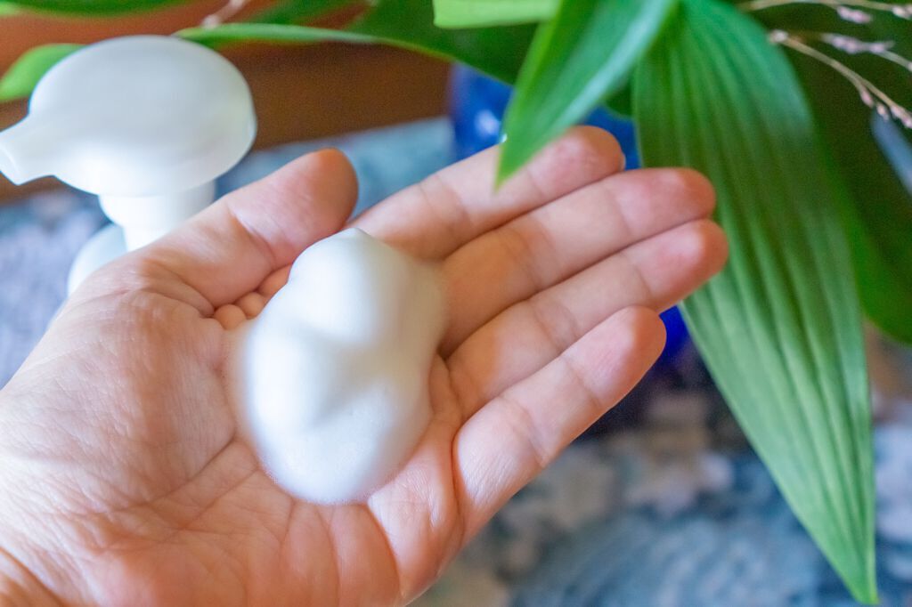 泡で出てくる ミルキィボディソープ やさしいせっけんの香り/ミルキィ/ボディソープを使ったクチコミ(3枚目)