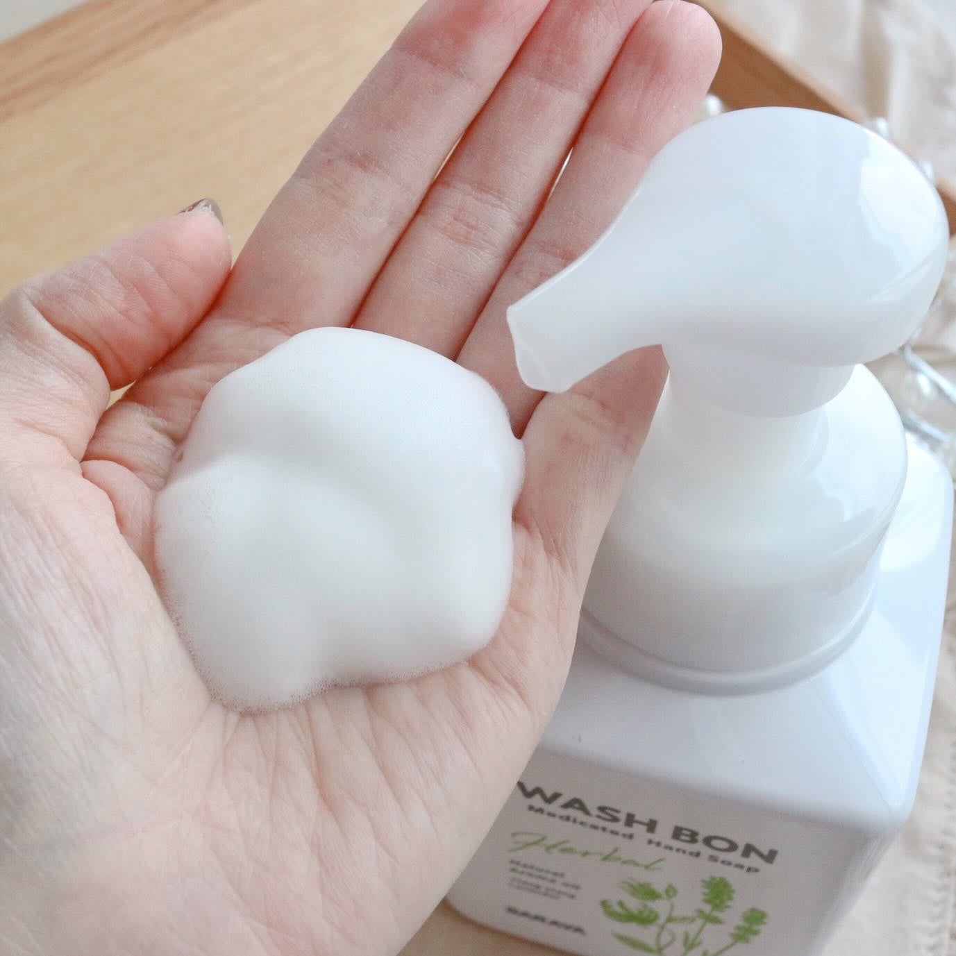 ウォシュボン ハーバル薬用ハンドソープ/サラヤ/ハンドソープを使ったクチコミ(5枚目)