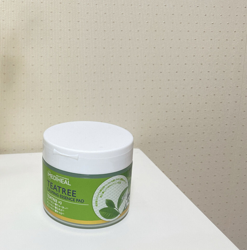 ティーツリーカーミングエッセンスパッド/MEDIHEAL/トナーパッドを使ったクチコミ（1枚目）