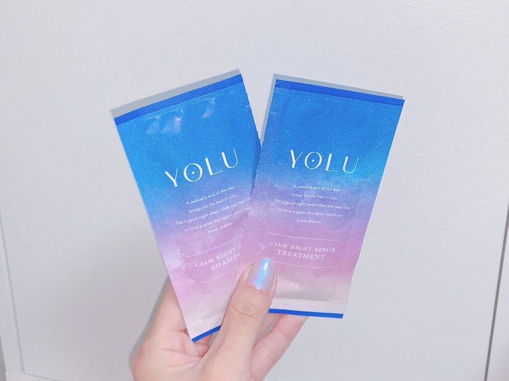 カームナイトリペアシャンプー/トリートメント/YOLU/市販シャンプーを使ったクチコミ(1枚目)