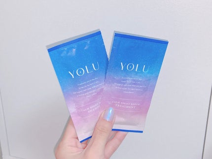 カームナイトリペアシャンプー/トリートメント/YOLU/市販シャンプーを使ったクチコミ(1枚目)