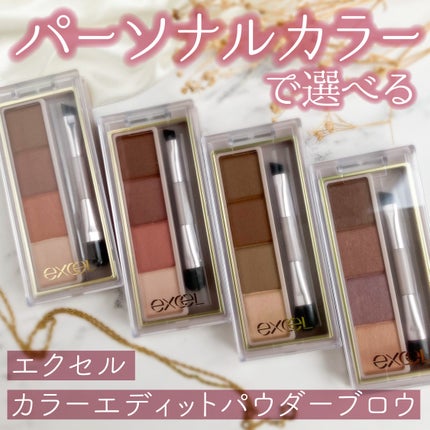 カラーエディットパウダーブロウ/excel/パウダーアイブロウを使ったクチコミ(1枚目)