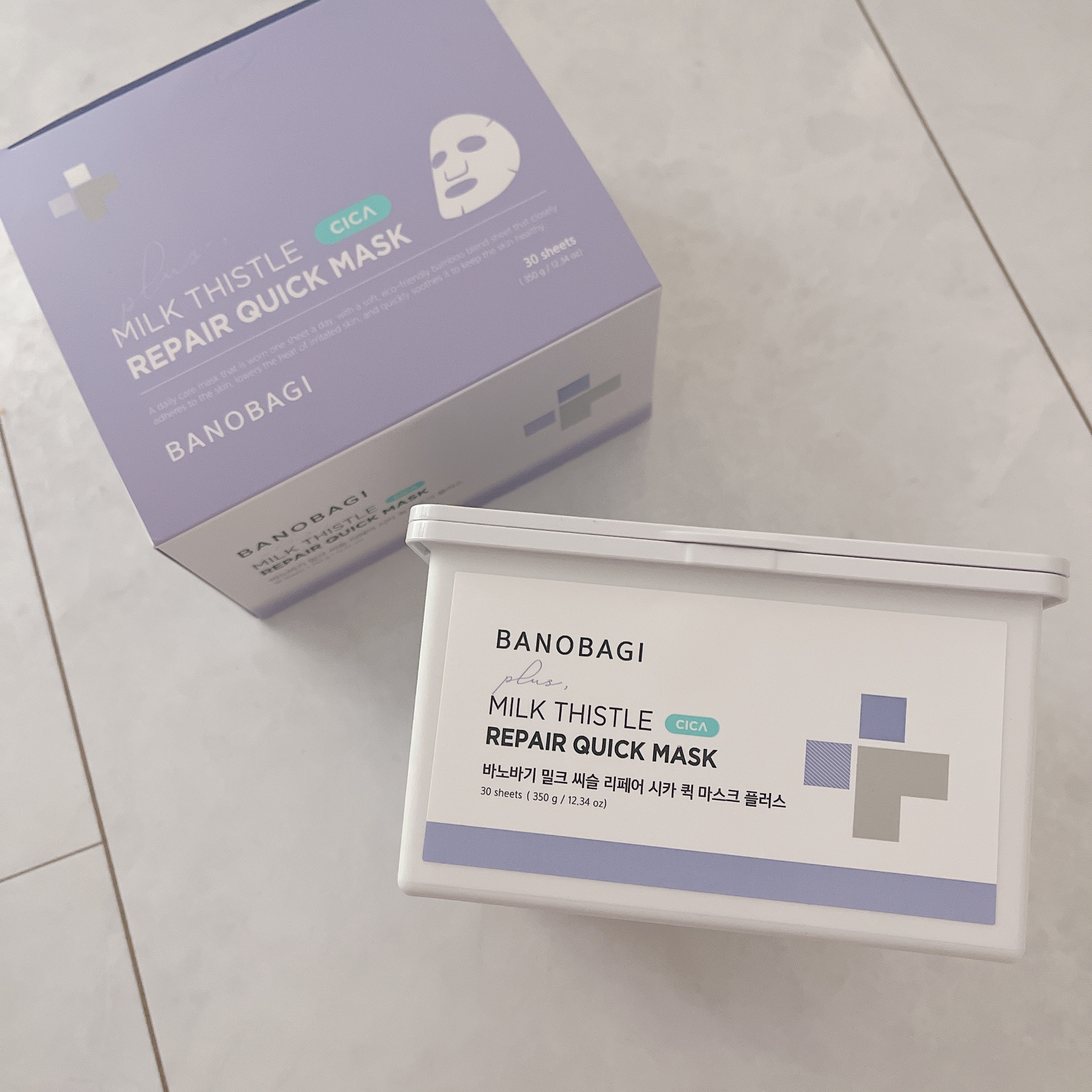 ミルクシスルリペアシカクイックマスクプラス/BANOBAGI/シートマスク・パックを使ったクチコミ（1枚目）