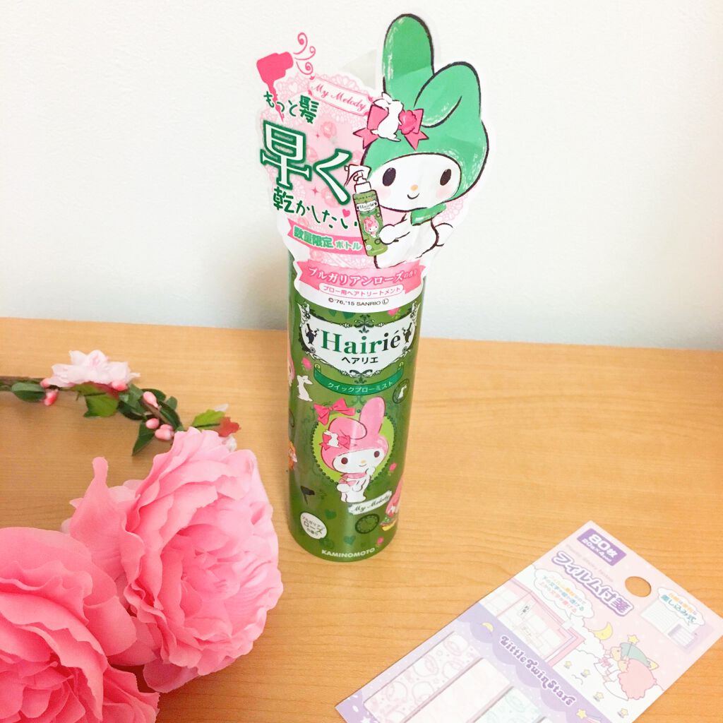 クイックブローミスト ブルガリアンローズの香り/ヘアリエ/ヘアミストを使ったクチコミ(1枚目)