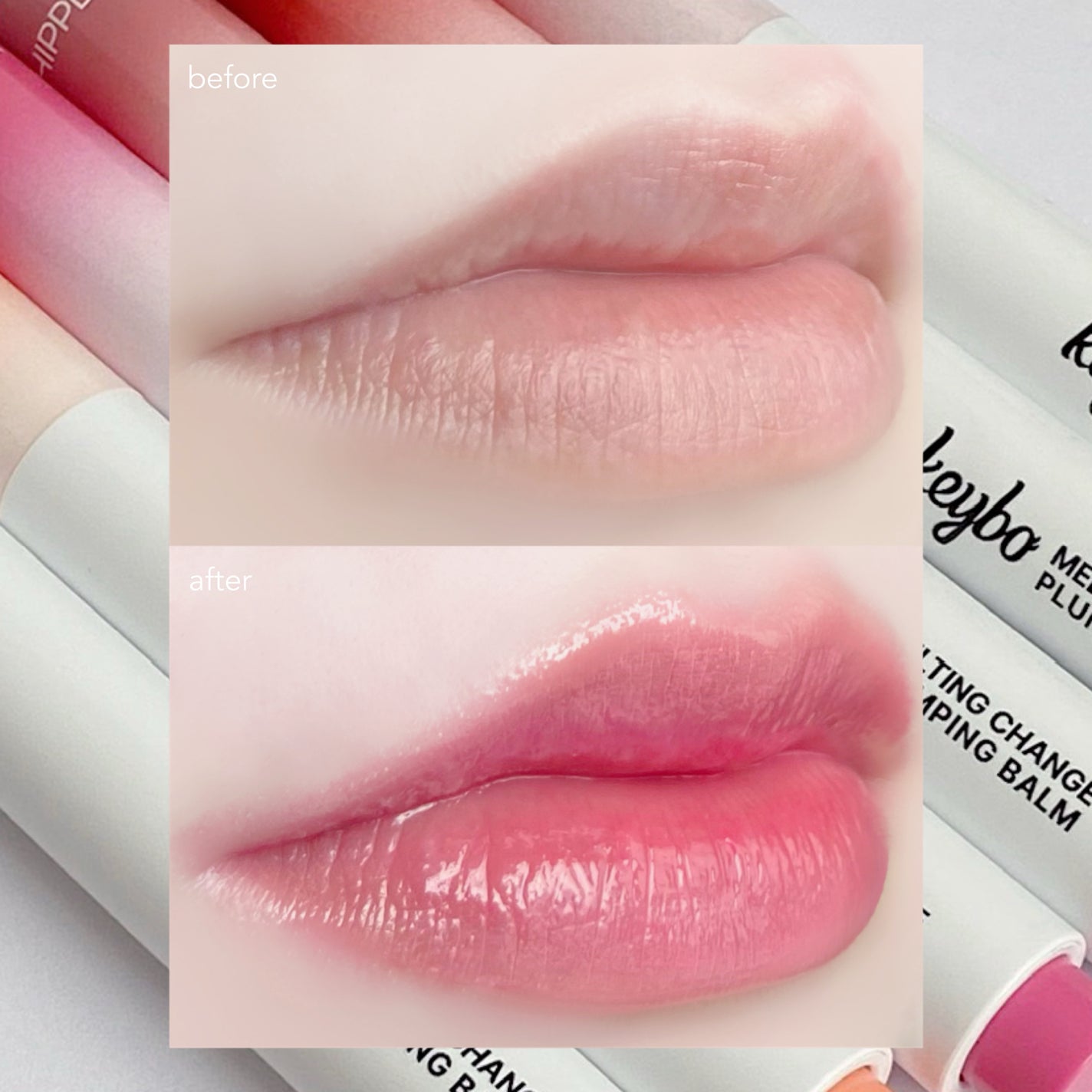 MELTING CHANGE PLUMPING BALM/keybo/口紅を使ったクチコミ(5枚目)