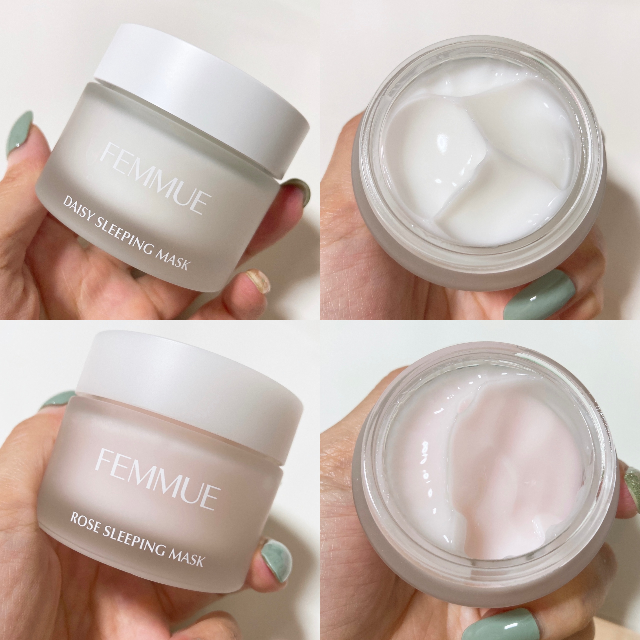 デイジーウォーター スリーピングマスク/FEMMUE/フェイスクリームを使ったクチコミ（2枚目）