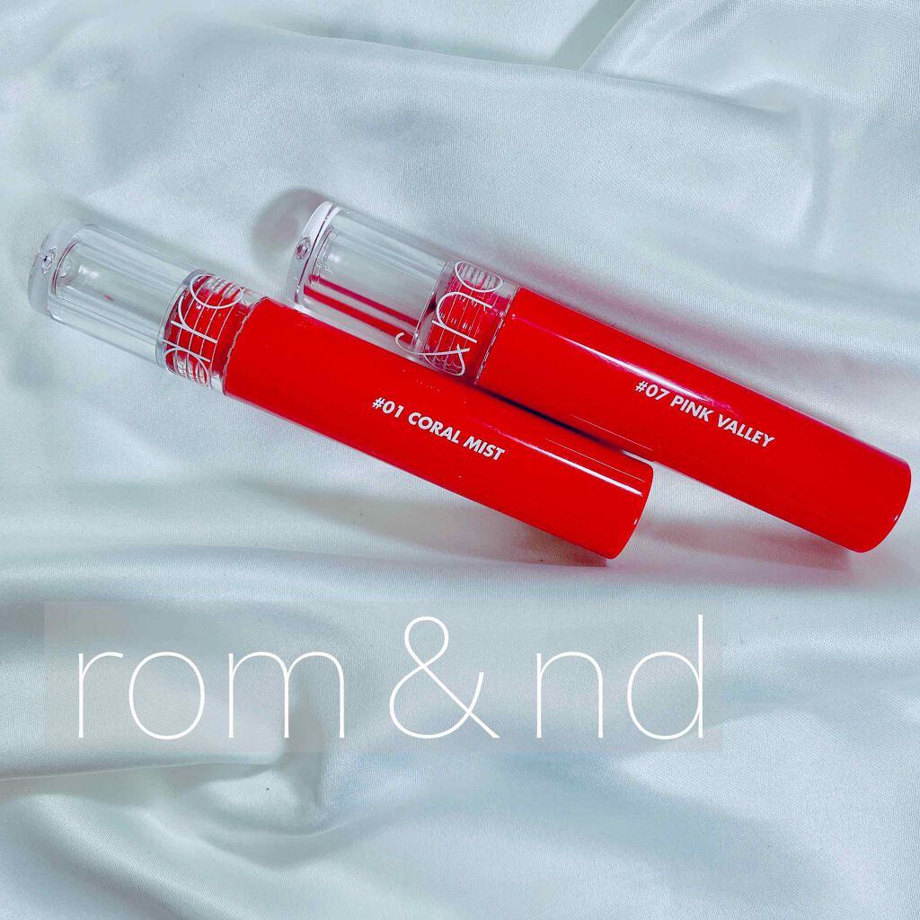 ジューシーラスティングティント/rom&nd/リップティントを使ったクチコミ（1枚目）