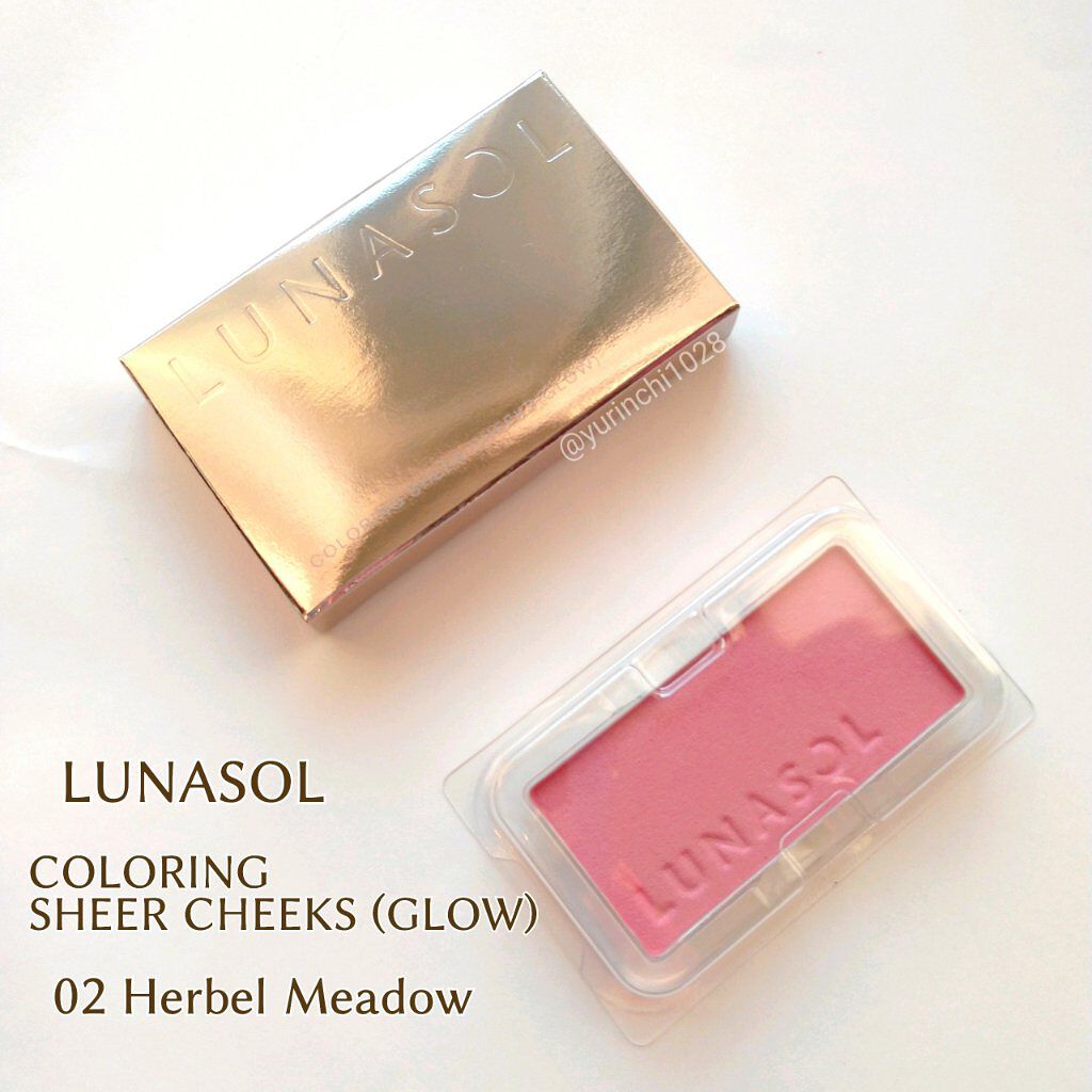 ルナソル カラーリングシアーチークス(グロウ)/LUNASOL/パウダーチークを使ったクチコミ（2枚目）