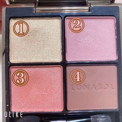 アイカラーレーション/LUNASOL/アイシャドウパレットを使ったクチコミ(3枚目)