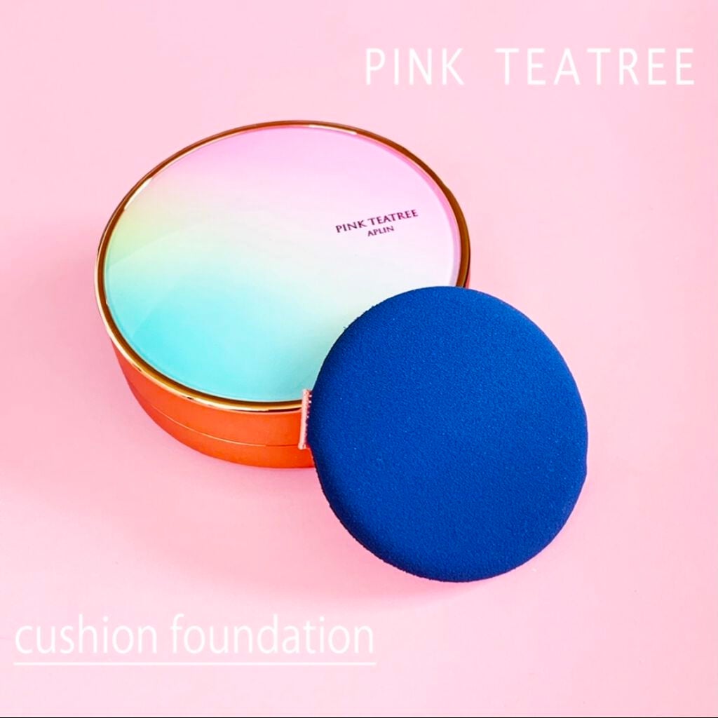 ピンクティーツリーカバークッション/APLIN/クッションファンデーションを使ったクチコミ(2枚目)