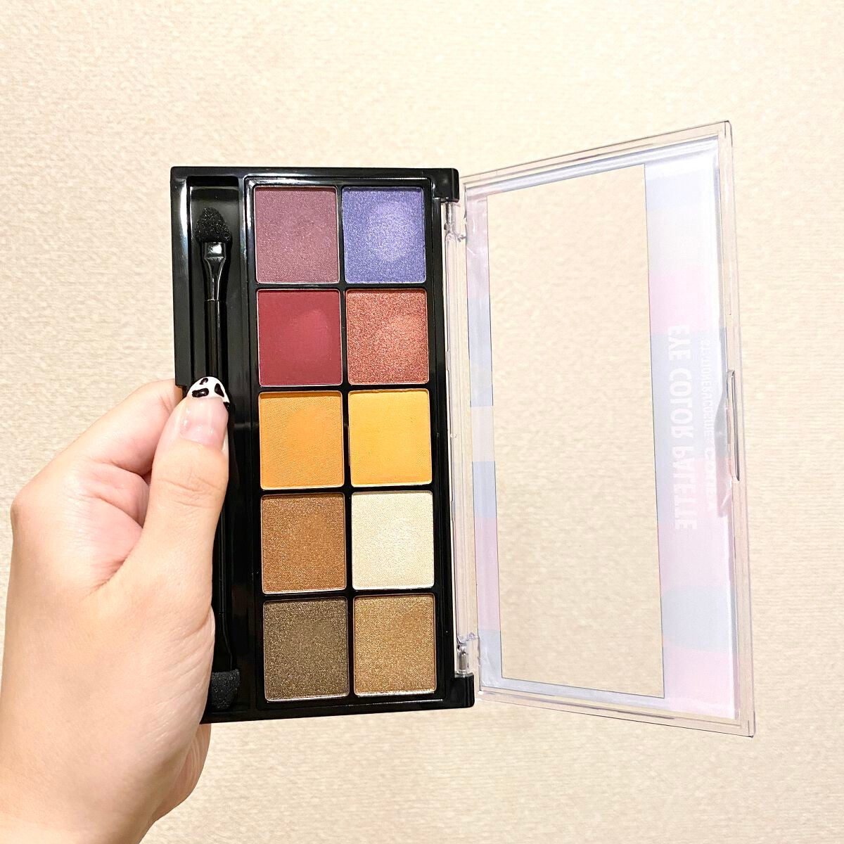 クーピー柄 アイカラーパレット/ステーショナリーコスメ/アイシャドウパレットを使ったクチコミ(3枚目)