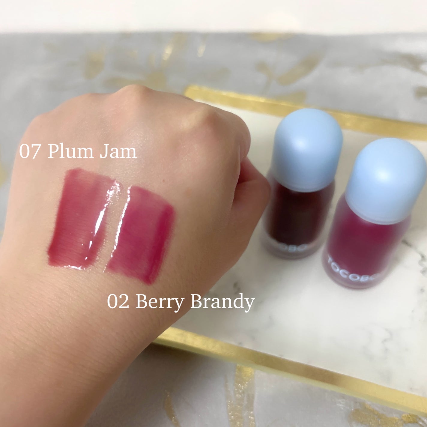 ジューシーベリープランピングリップオイル/TOCOBO/リップグロスを使ったクチコミ(3枚目)