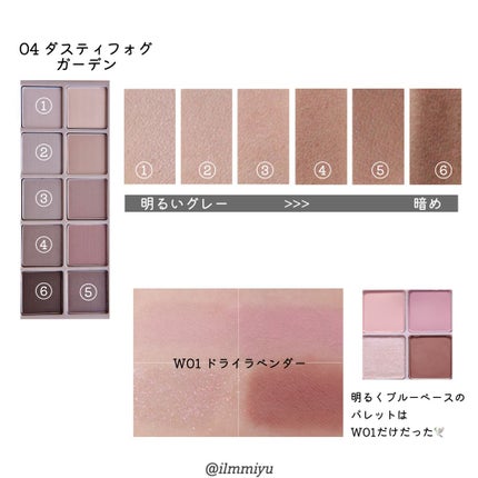 ミユ @ilmmiyu on LIPS 「▼ロムアンドアイシャドウ比較②〖𝙏𝙬𝙞𝙩𝙩𝙚𝙧・𝙄𝙣𝙨𝙩𝙖..」(9枚目)