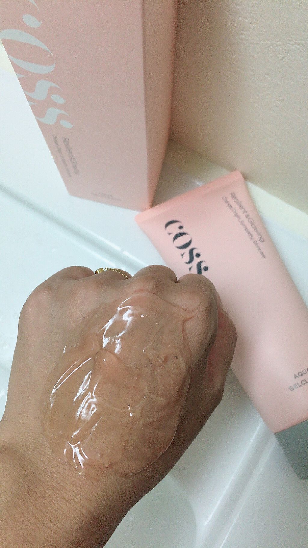 アクアゲルクレンズ/COSS/クレンジングジェルを使ったクチコミ（3枚目）
