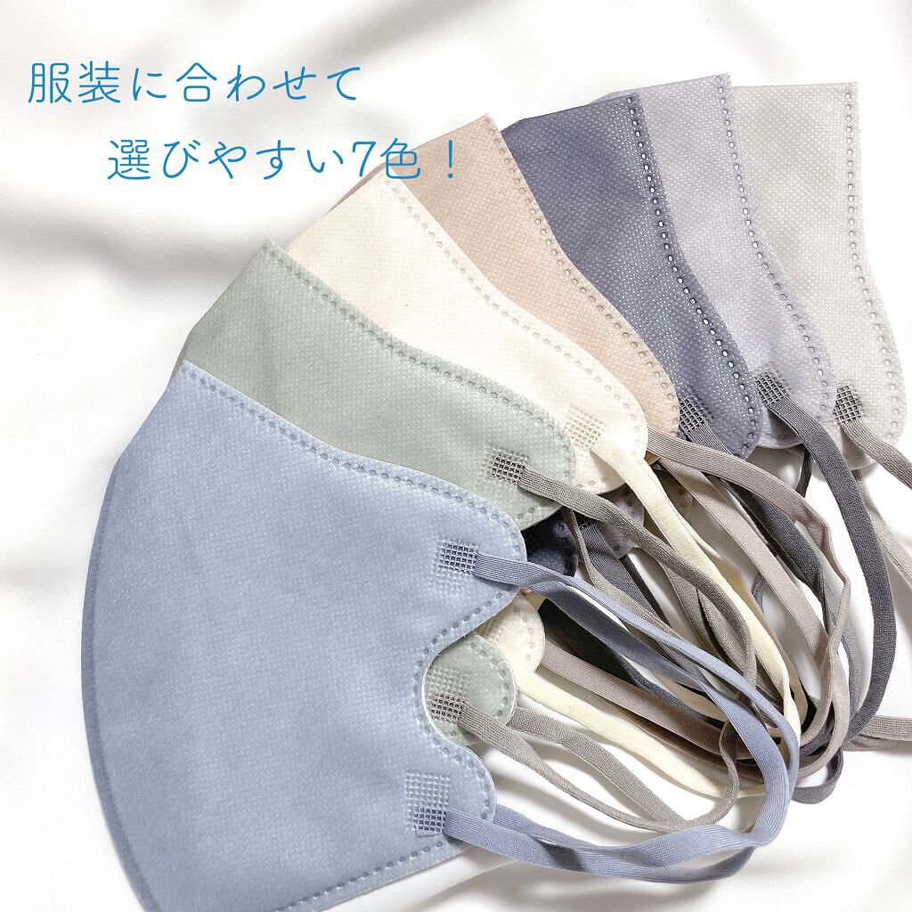 7DAYS FIT MASK/生地屋さんのマスク/マスクを使ったクチコミ（2枚目）