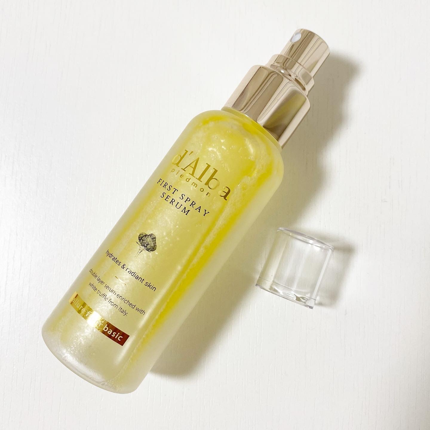 ダルバ ホワイトトリュフファーストスプレーセラム/ダルバ/ミスト状化粧水を使ったクチコミ（2枚目）