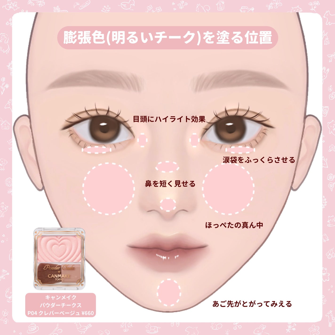 グロウフルールチークス/キャンメイク/パウダーチークを使ったクチコミ(3枚目)