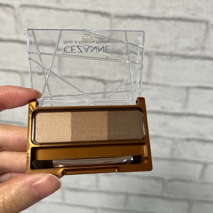 ノーズ&アイブロウパウダー/CEZANNE/パウダーアイブロウを使ったクチコミ(6枚目)