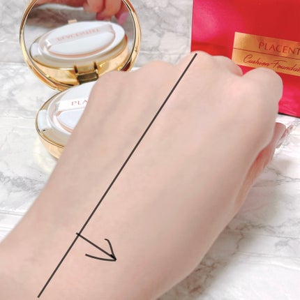 プラセンティストクッションファンデーション/ステファニー/クッションファンデーションを使ったクチコミ(4枚目)