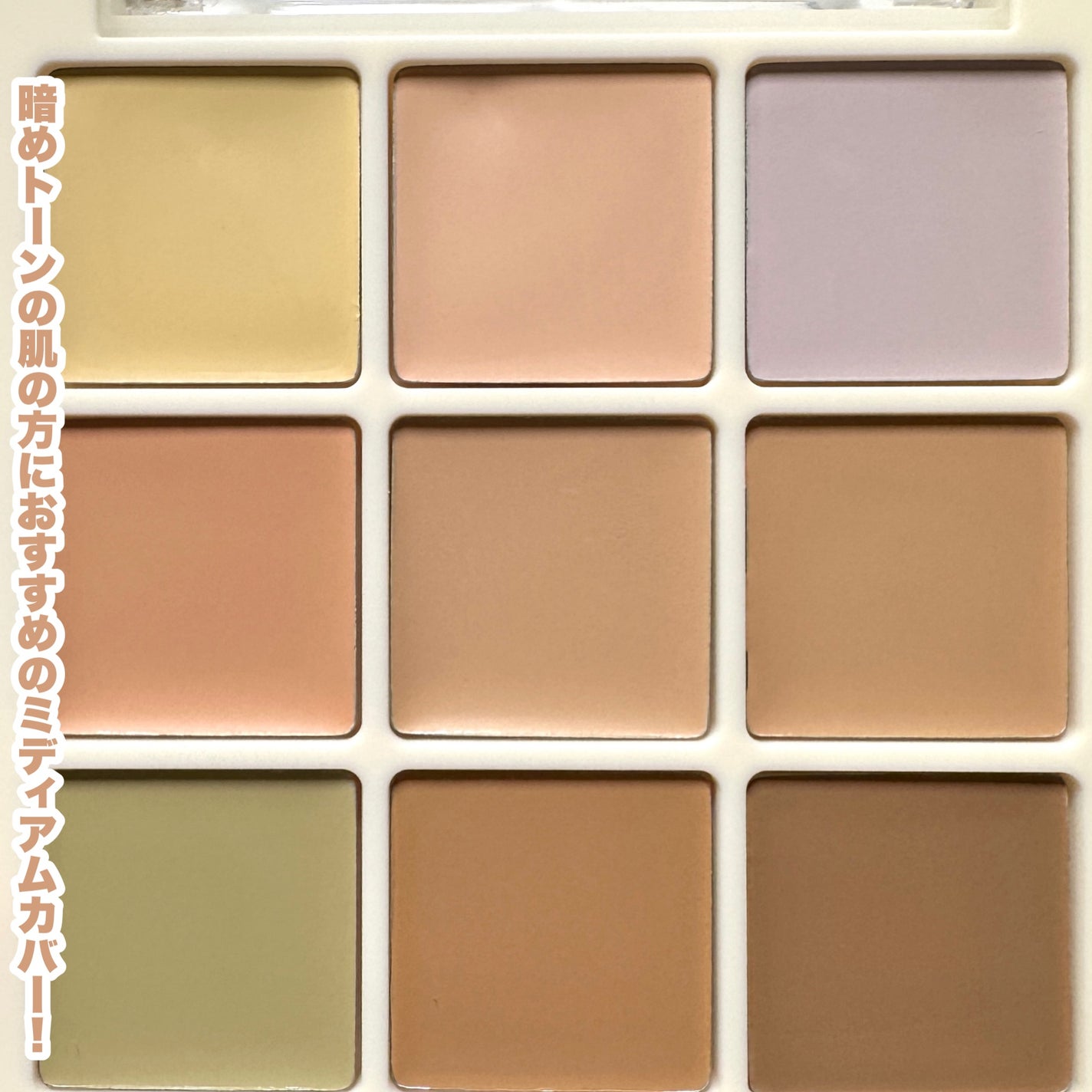 プロコンシーラーパレット/dasique/パレットコンシーラーを使ったクチコミ(3枚目)