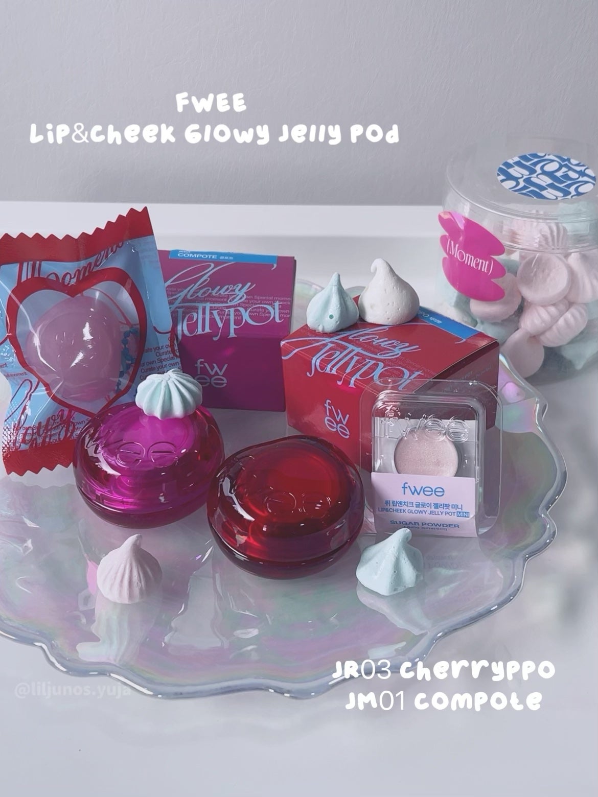 フィー リップアンドチーク グローイジェリーポット/fwee/リップグロスを使ったクチコミ(2枚目)