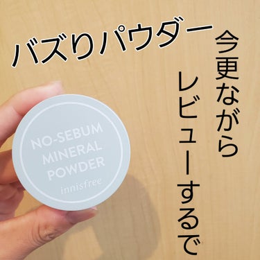 ノーセバム　ミネラルパウダー　N/innisfree/ルースパウダーを使ったクチコミ（1枚目）