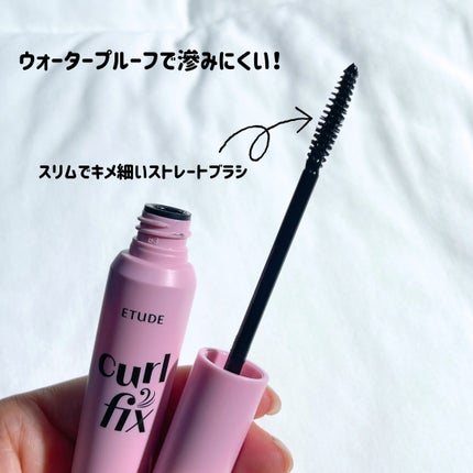 カールフィックスマスカラ ボリュームブラック/ETUDE/マスカラを使ったクチコミ(3枚目)