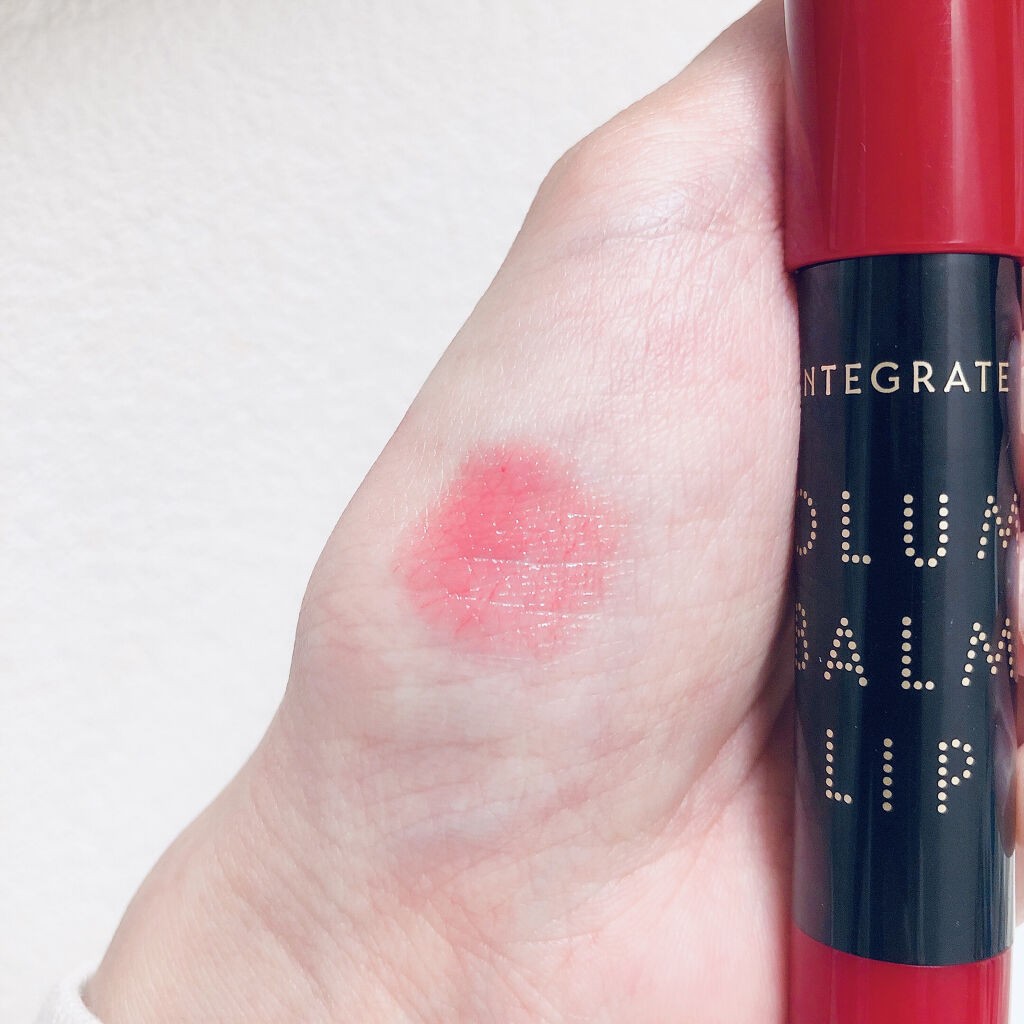 ボリュームバームリップ N PK370/インテグレート/口紅を使ったクチコミ（1枚目）