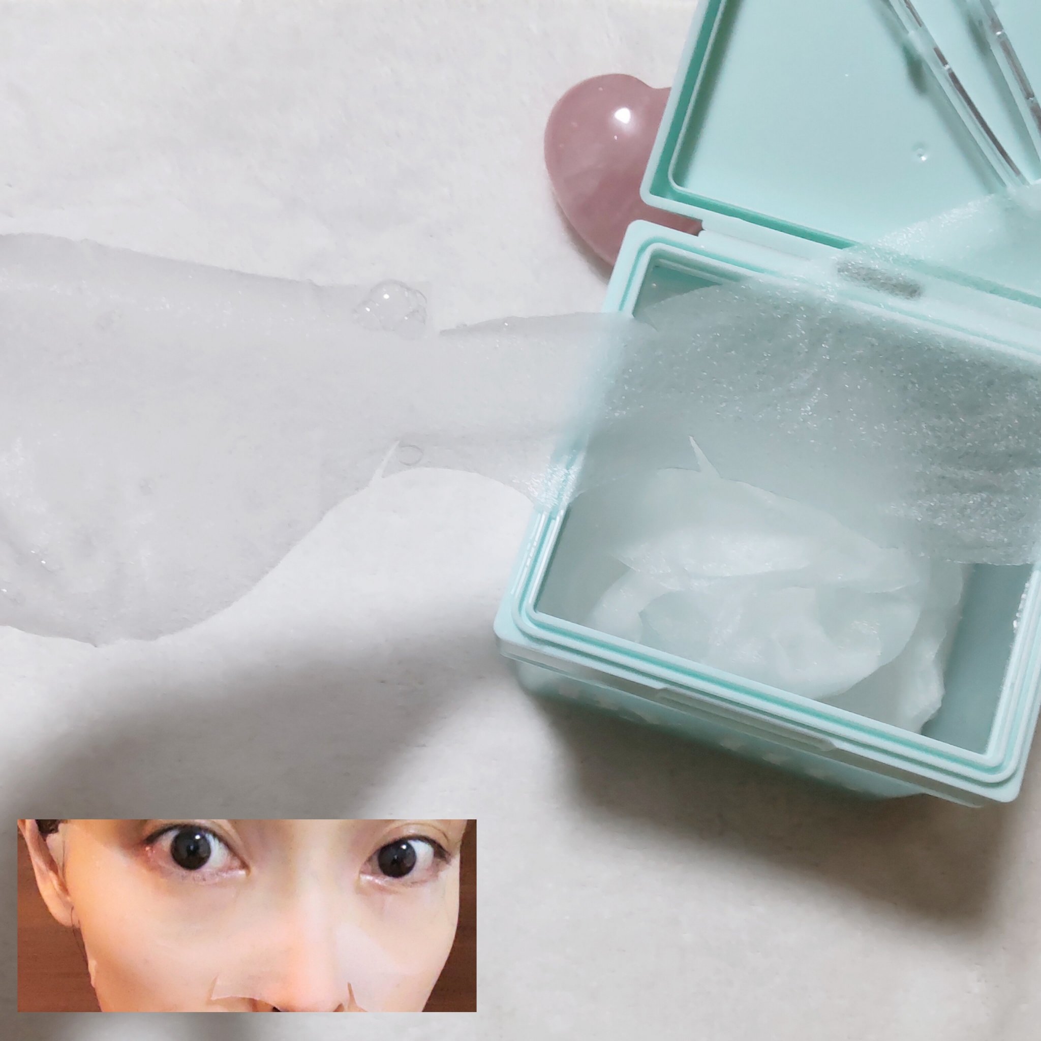 クリアポイントマスク/By ttt./シートマスク・パックを使ったクチコミ（3枚目）