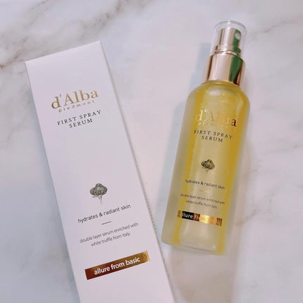 ダルバ ホワイトトリュフファーストスプレーセラム/ダルバ/ミスト状化粧水を使ったクチコミ(2枚目)