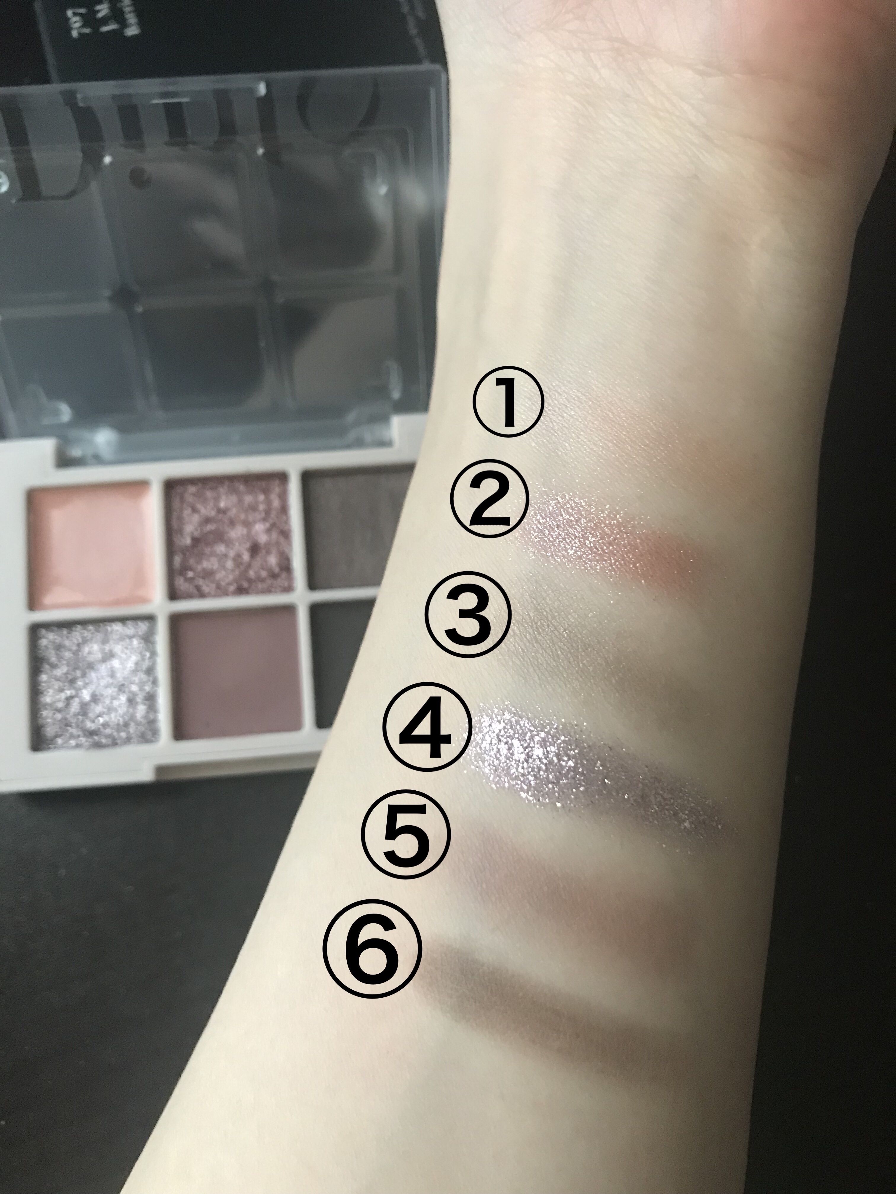 ブラーフィニシュシャドウパレット 707 J.M.バリー/Dinto/アイシャドウパレットを使ったクチコミ（3枚目）
