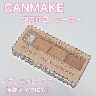 カラーミキシングコンシーラー/キャンメイク/パレットコンシーラーを使ったクチコミ（1枚目）