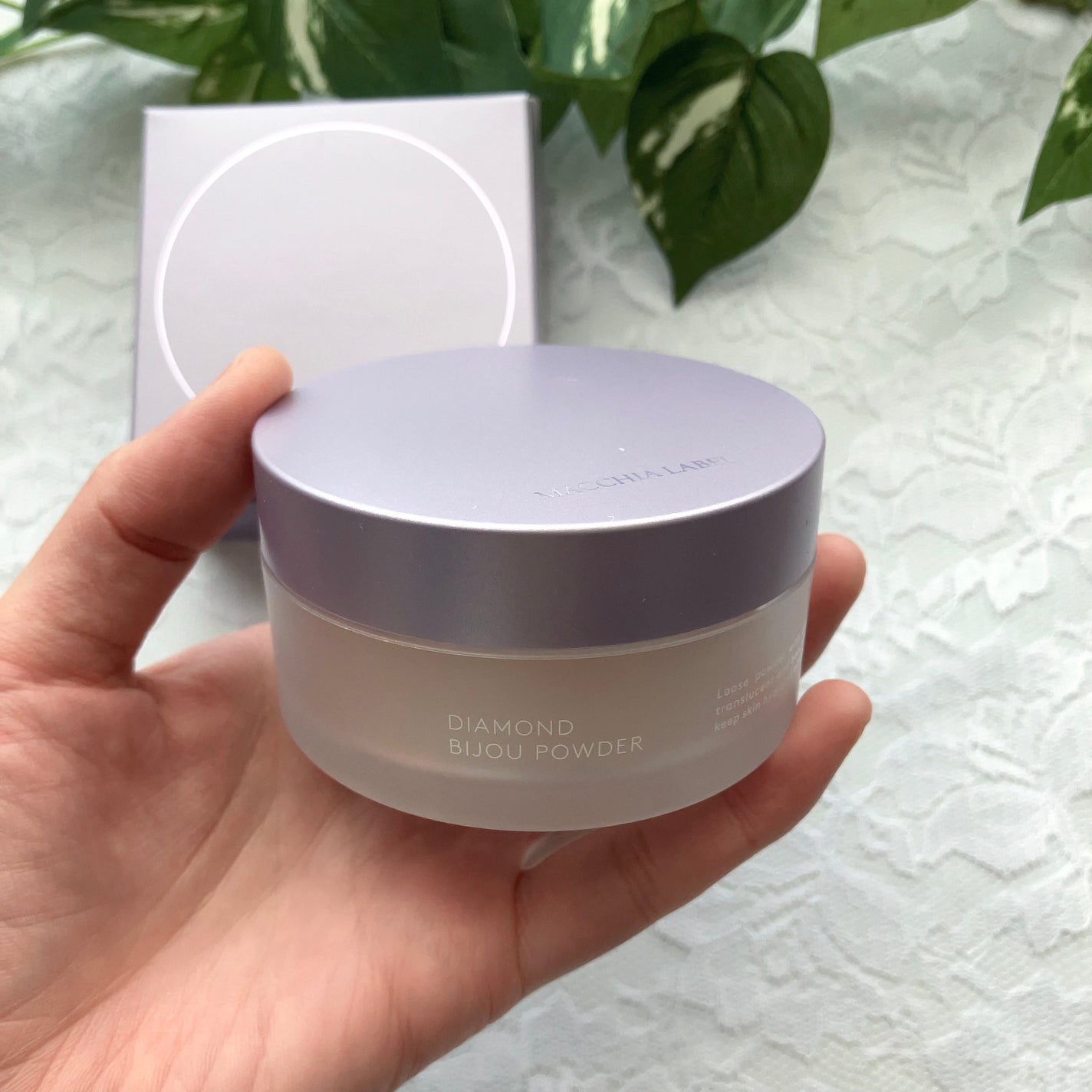 ダイヤモンドビジュパウダー/Macchia Label/ルースパウダーを使ったクチコミ(1枚目)