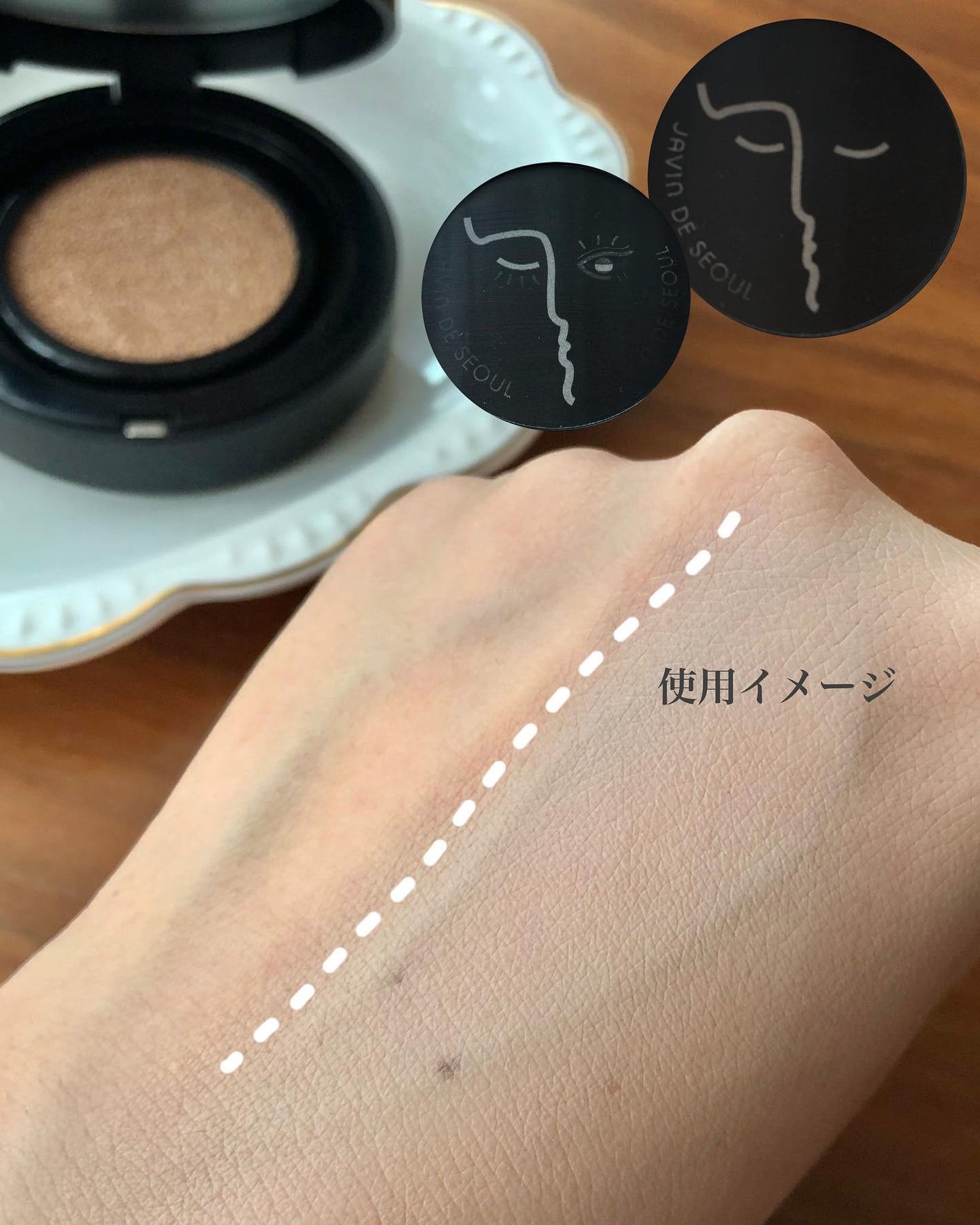 ジャビンドゥソウル ウインクファンデーションパクト/Javin De Seoul/クッションファンデーションを使ったクチコミ(3枚目)