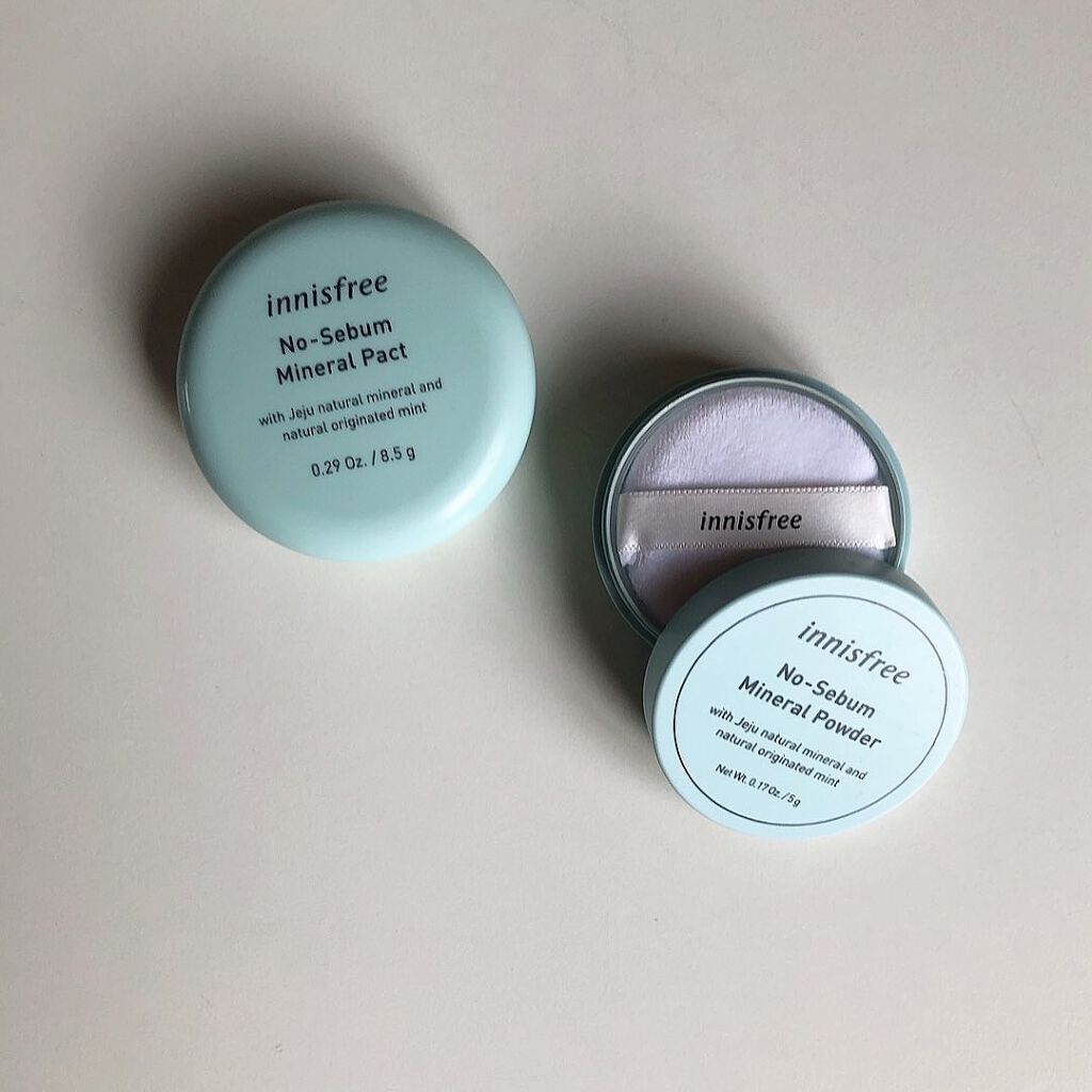 ノーセバム ミネラルパウダー/innisfree/ルースパウダーを使ったクチコミ（1枚目）