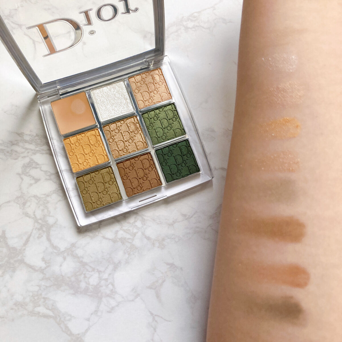 ディオール バックステージ アイ パレット 008 カーキ/Dior/アイシャドウパレットを使ったクチコミ（3枚目）