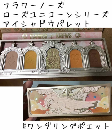 ユニコーンシリーズ アイシャドウパレット/FlowerKnows/アイシャドウパレットを使ったクチコミ(1枚目)