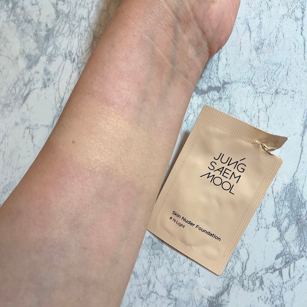 skin nuder foundation/JUNG SAEM MOOL/クリーム・エマルジョンファンデーションを使ったクチコミ(2枚目)