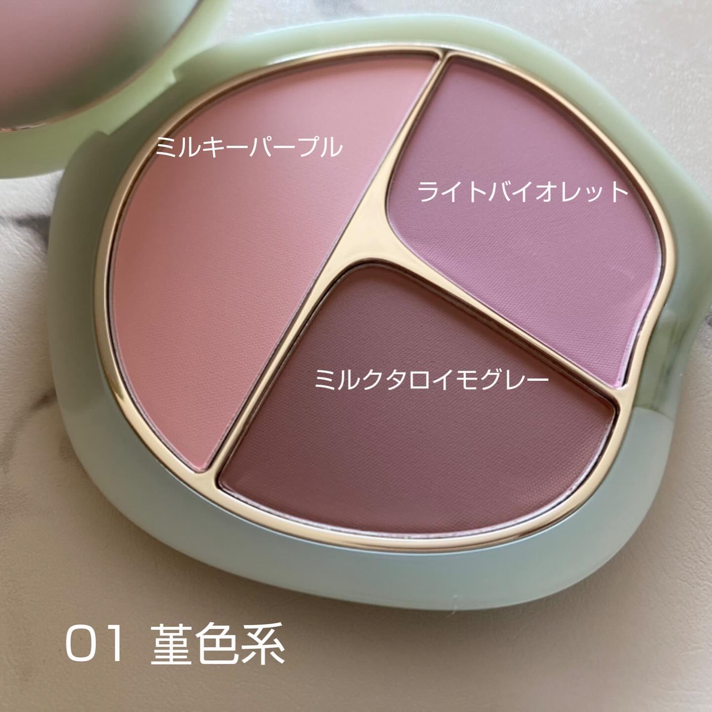 TIMAGE  3色チークパレット/TIMAGE/パウダーチークを使ったクチコミ（2枚目）